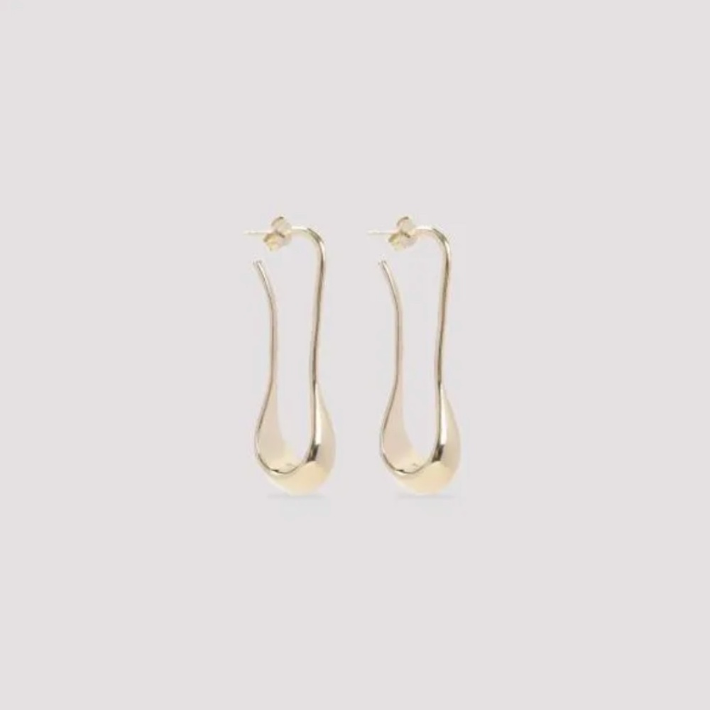 Lemaire short gold earrings